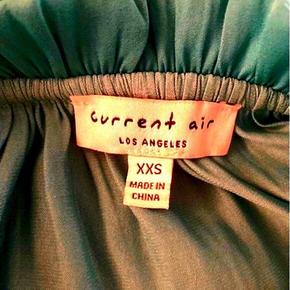 💙 Turquoise Pleated Halter Dress - Current Air - Size XXS - Picture 7 of 7